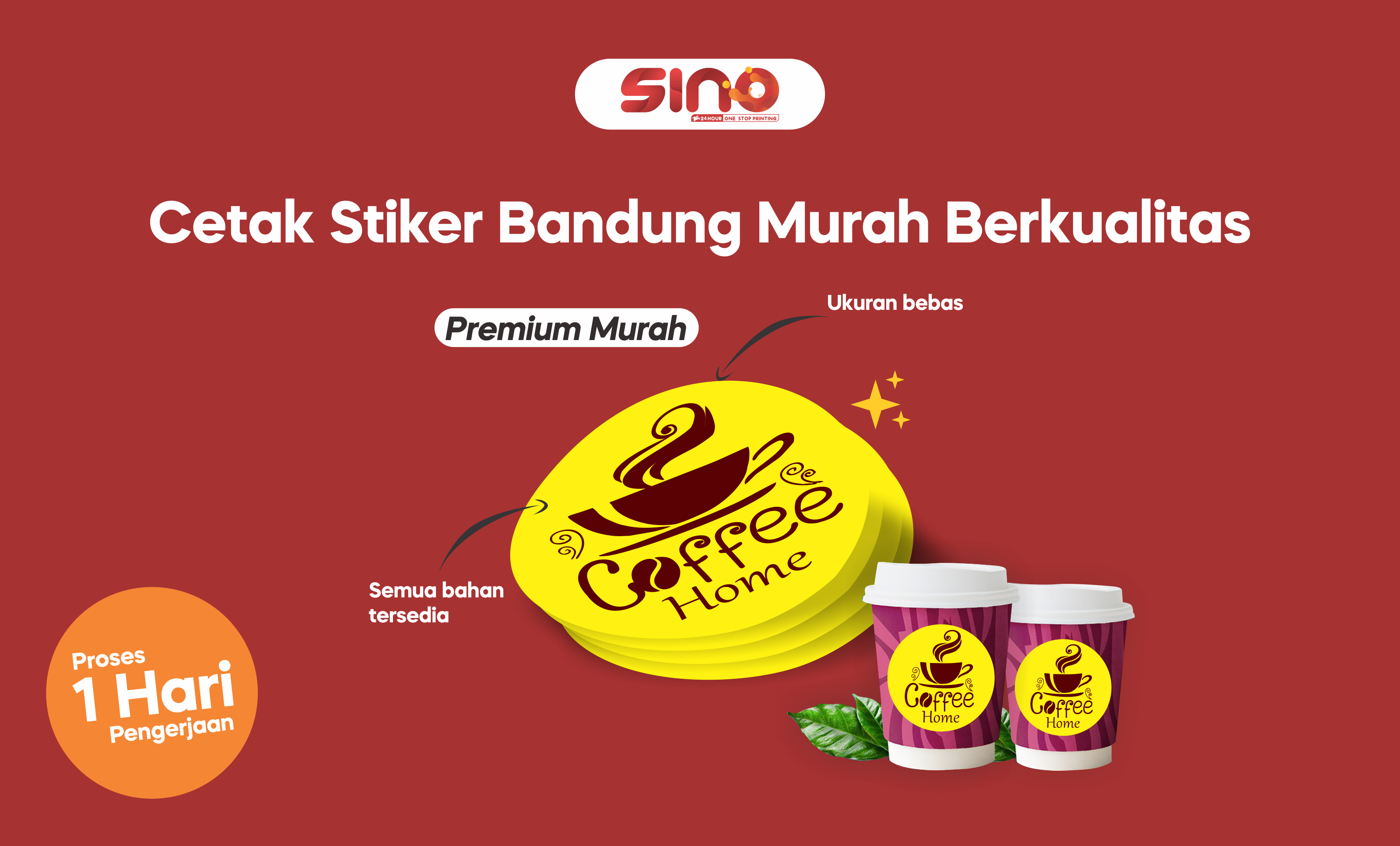 Cetak Sticker Bandung Murah Berkualitas